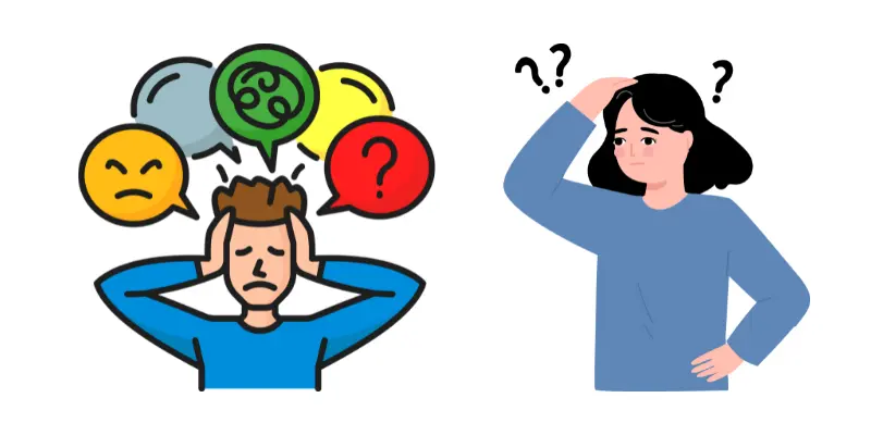 cartoons worried by common concerns